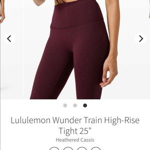Lululemon Wunder Train High-Rise Tight